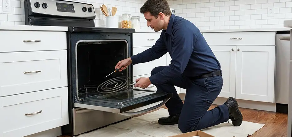 Oven Lower Heating Element Replacement in Chelmsford