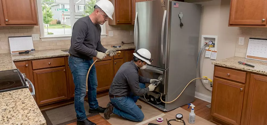 Propane Refrigerator Installation in Chelmsford